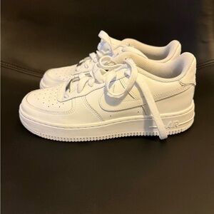 Nike Air Force 1 All-White Sneakers